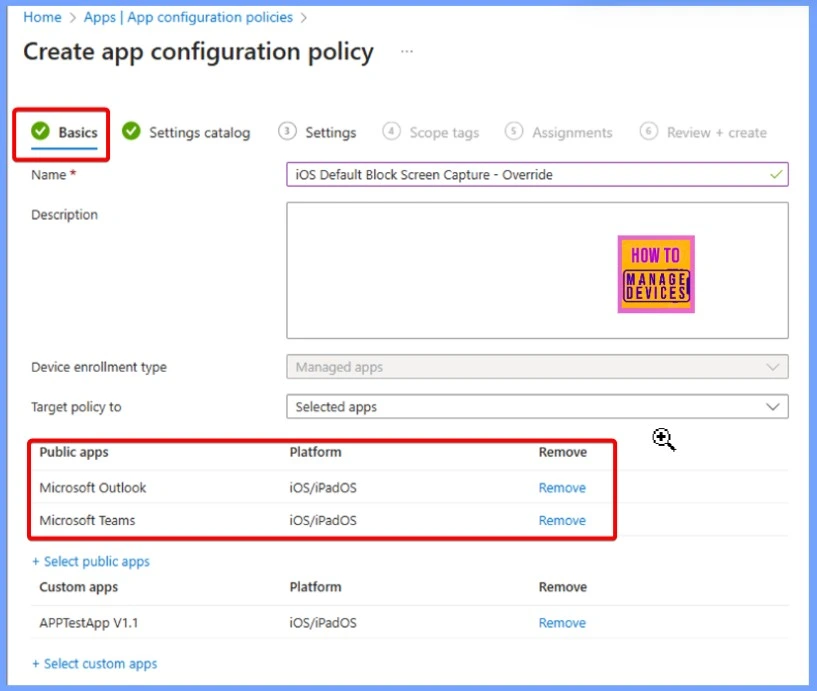 Microsoft Intune Introduces Screen Capture Blocking for iOS or iPadOS MAM Protected Apps 2 Microsoft Intune Introduces Screen Capture Blocking for iOS or iPadOS MAM Protected Apps - Fig.2 - Creds to MS