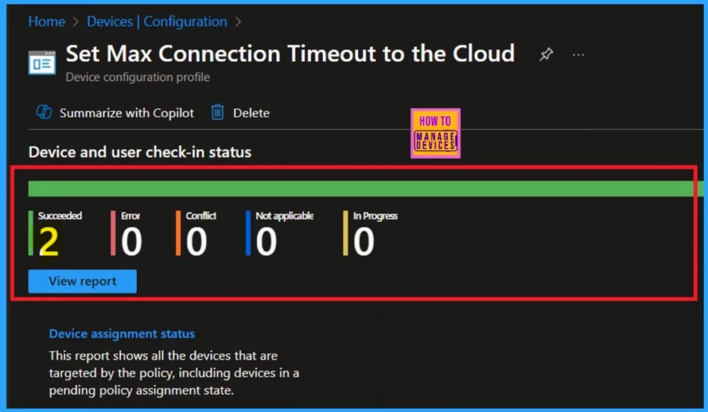Intune Policy to Set Max Connection Timeout to the Cloud by using Setting Catalog 10 Intune Policy to Set Max Connection Timeout to the Cloud by using Setting Catalog-Fig.10