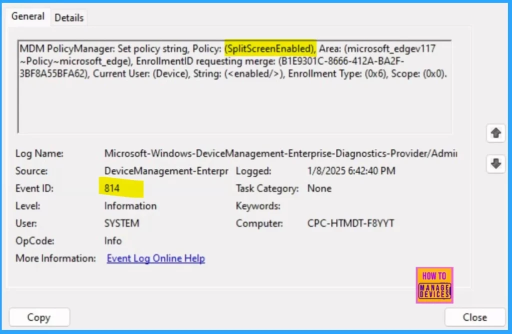Enable Split Screen Feature in Microsoft Edge using the Microsoft 365 Admin Center Policy 12 Enable Split Screen Feature in Microsoft Edge using the Microsoft 365 Admin Center Policy 1