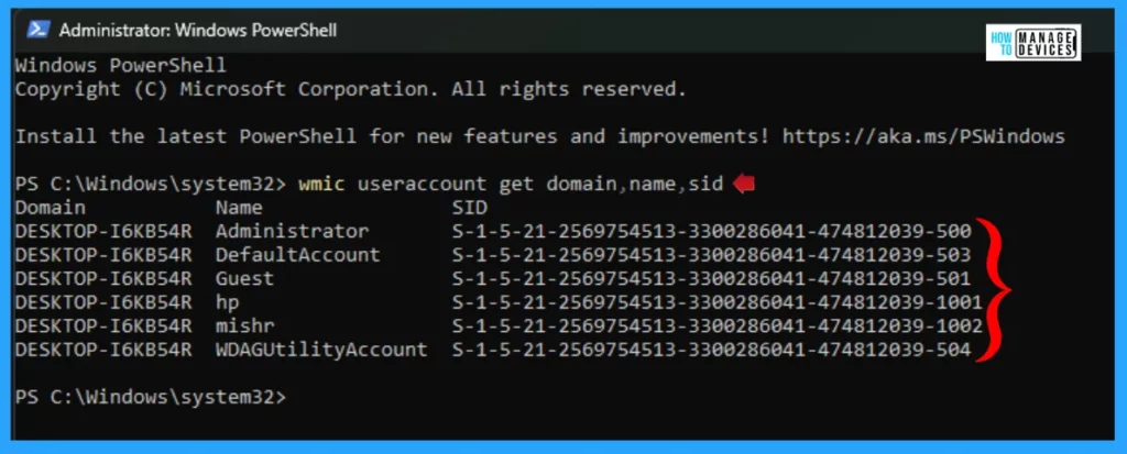 8 Ways to Know Security Identifier SID of User in Windows 11 - 7