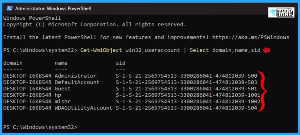 8 Ways to Know Security Identifier SID of User in Windows 11 - 8