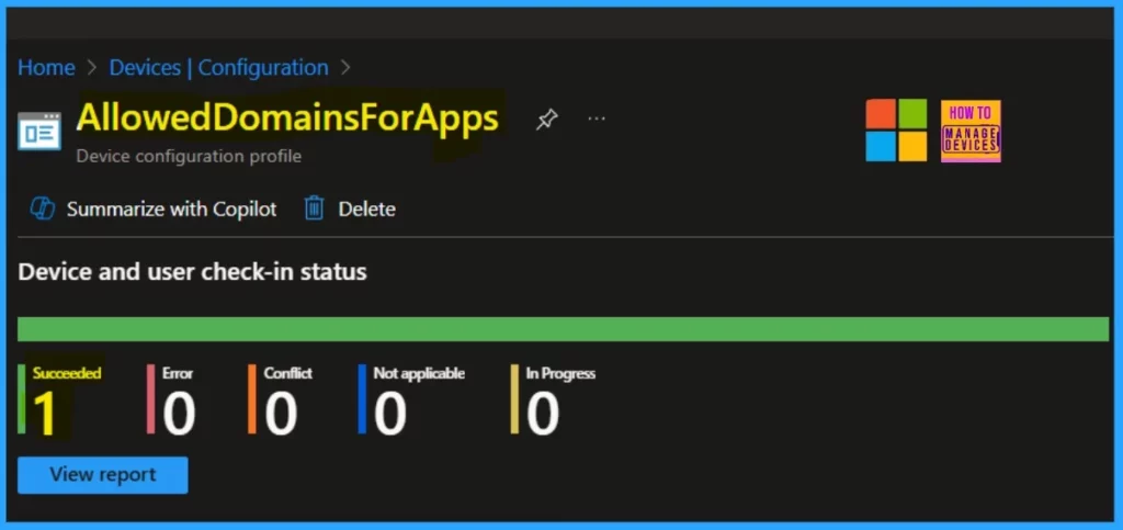 Enable Allowed Domains for Apps in MS Edge Browser using the Microsoft 365 Admin Center Policy 13 Enable Allowed Domains for Apps in MS Edge Browser using the Microsoft 365 Admin Center Policy - Fig.12