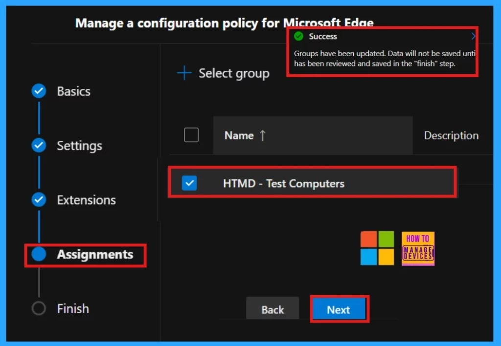 Enable Allowed Domains for Apps in MS Edge Browser using the Microsoft 365 Admin Center Policy 10 Enable Allowed Domains for Apps in MS Edge Browser using the Microsoft 365 Admin Center Policy - Fig.9