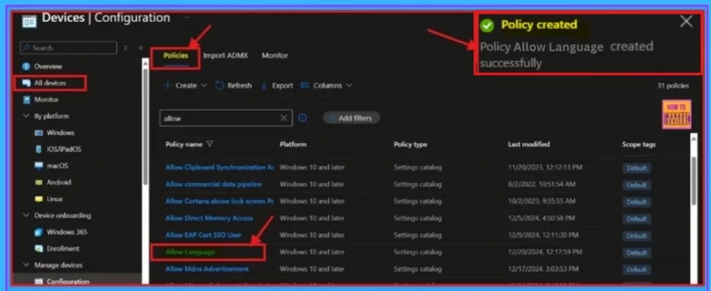Best Way to Allow Language in Intune Via Settings Catalog -Fig.10