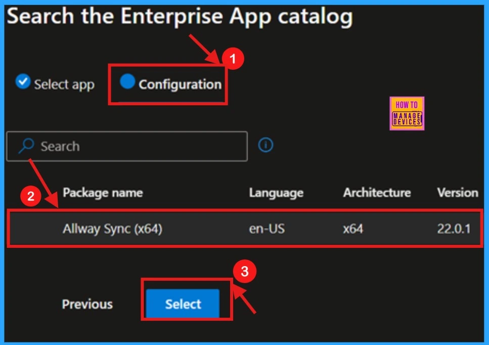 Easy Method to Install Allway Sync App through Intune Enterprise App Catalog App - Fig.3