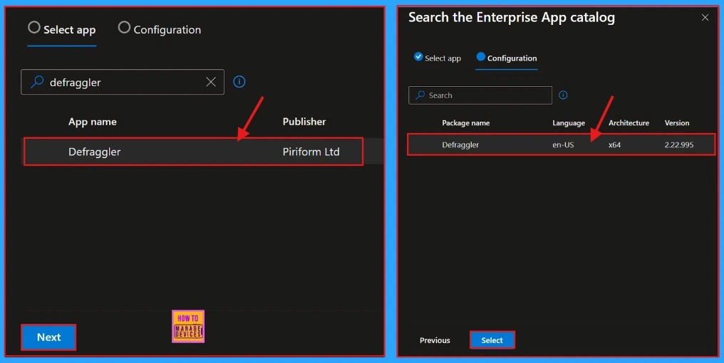 Deploying Defraggler App Through the Enterprise App Catalog App in Intune 3 Deploying Defraggler App Through the Enterprise App Catalog App in Intune - Fig.2