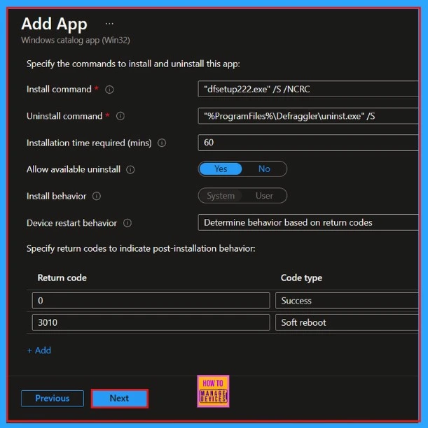 Deploying Defraggler App Through the Enterprise App Catalog App in Intune 6 Deploying Defraggler App Through the Enterprise App Catalog App in Intune - Fig.5