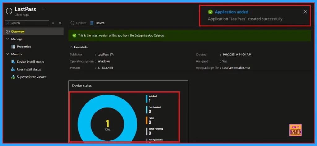 Deploy LastPass Using Enterprise App Catalog App in Intune 14 Deploy LastPass Using Enterprise App Catalog App in Intune - Fig.13