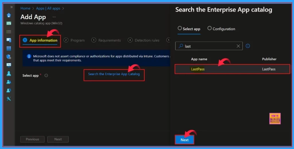 Deploy LastPass Using Enterprise App Catalog App in Intune 3 Deploy LastPass Using Enterprise App Catalog App in Intune - Fig.2