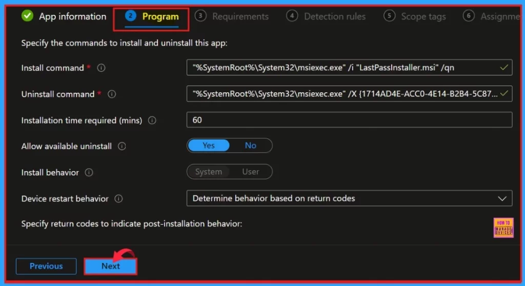 Deploy LastPass Using Enterprise App Catalog App in Intune 8 Deploy LastPass Using Enterprise App Catalog App in Intune - Fig.7