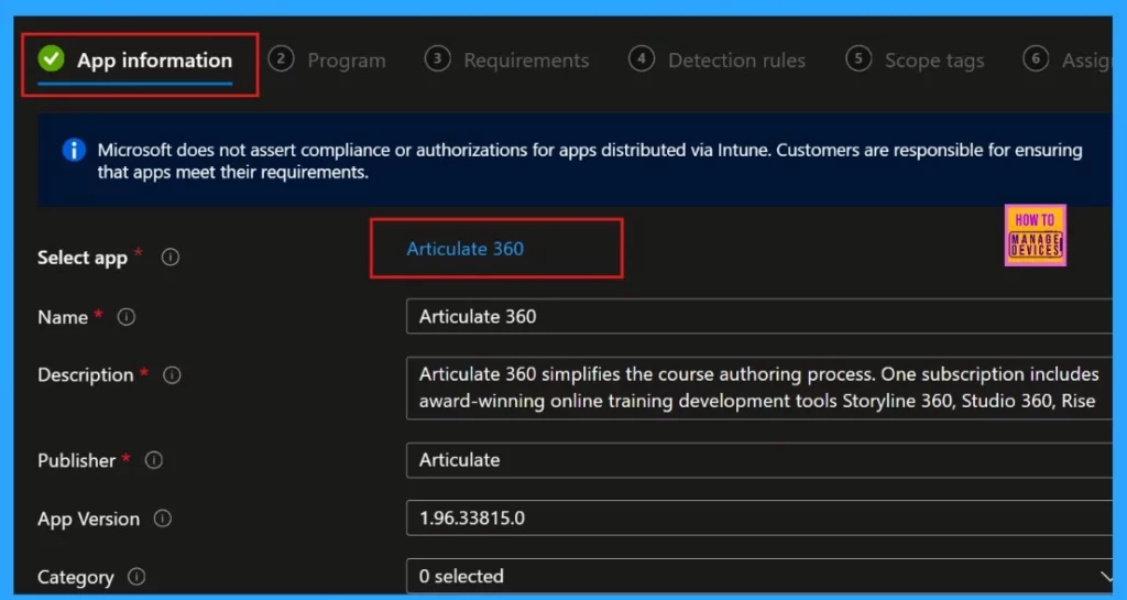 How to Deploy Articulate 360 using Intune Application Model 5 How to Deploy Articulate 360 using Intune Application Model - Fig.4