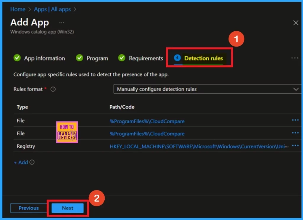Install Cloud Compare App using Intune Enterprise App Catalog App - Fig.7