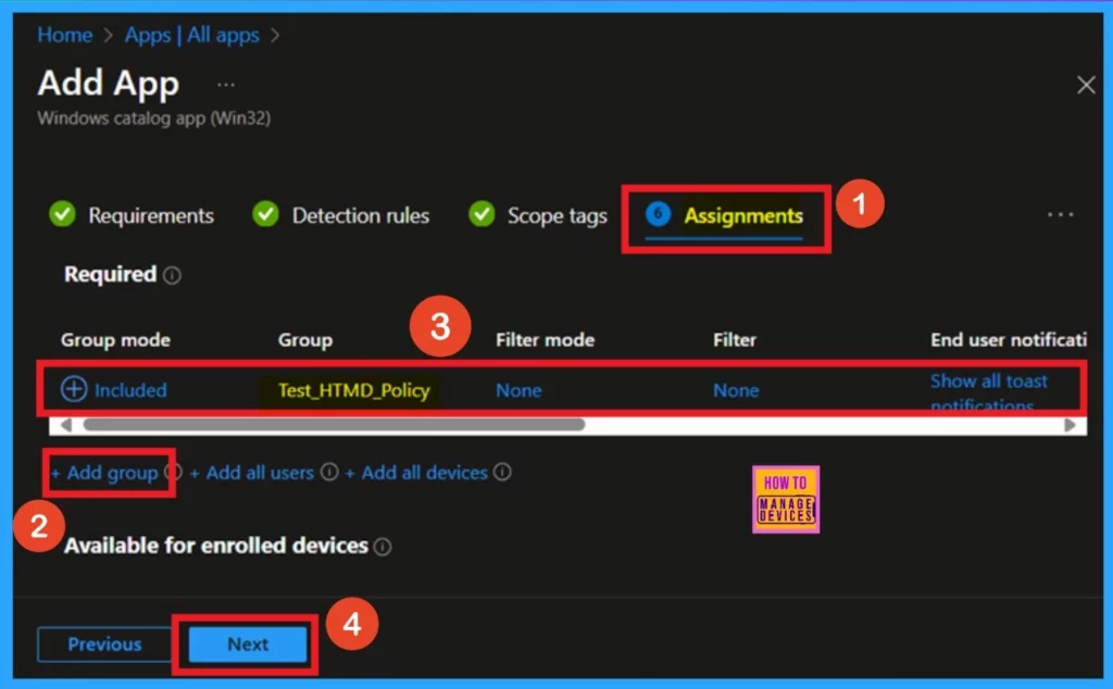 Install Cloud Compare App using Intune Enterprise App Catalog App - Fig.9