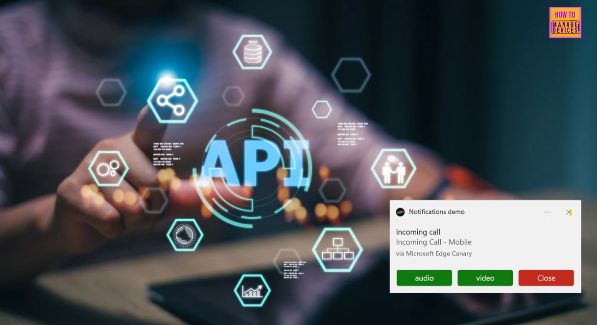 Incoming Call Notifications API for Web Apps to Aleart Users