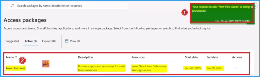 Step by Step Guide to Creating Access Packages in Microsoft Entra Face Check 15 Step by Step Guide to Creating Access Packages in Microsoft Entra Face Check - Fig.15 - Creds to MS
