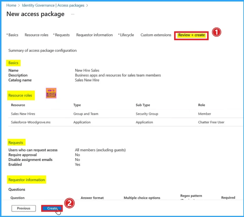 Step by Step Guide to Creating Access Packages in Microsoft Entra Face Check 9 Step by Step Guide to Creating Access Packages in Microsoft Entra Face Check - Fig.9 - Creds to MS