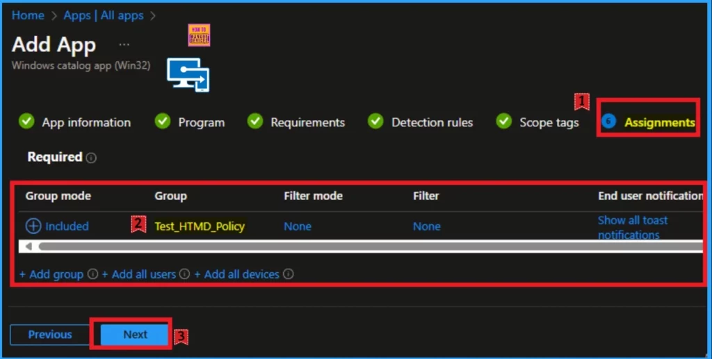 Install AVS Media Player App using Intune Enterprise App Catalog App - Fig.10