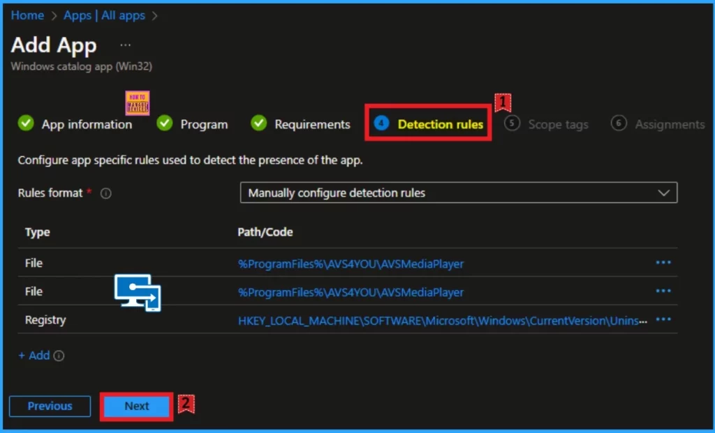 Install AVS Media Player App using Intune Enterprise App Catalog App - Fig.8
