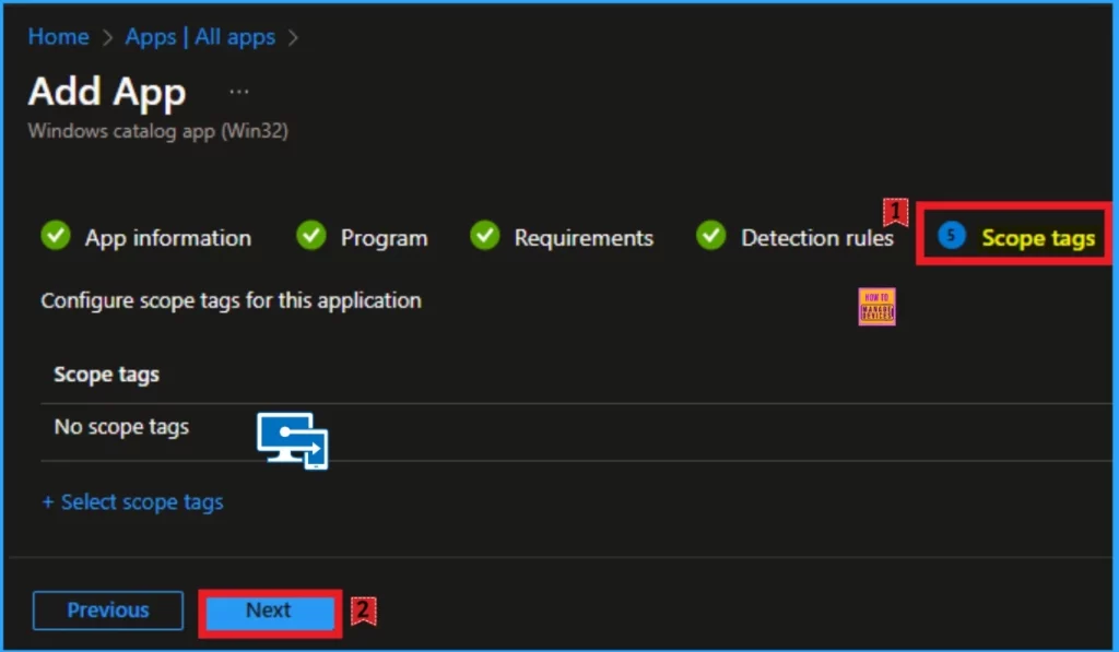 Install AVS Media Player App using Intune Enterprise App Catalog App - Fig.9