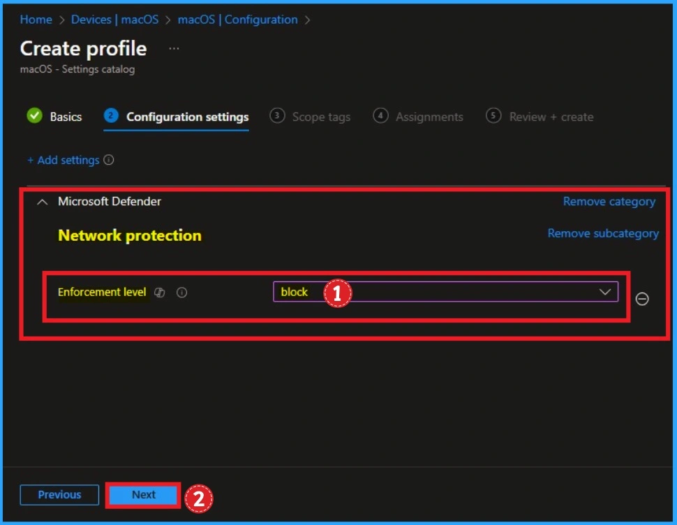 Network Protection Blocks DeepSeek on MacOS using Intune Enforcement Level Policy - Fig.5