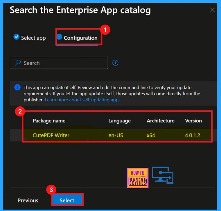 Best way to Install CutePDF Writer using Intune Application Model - Fig.3