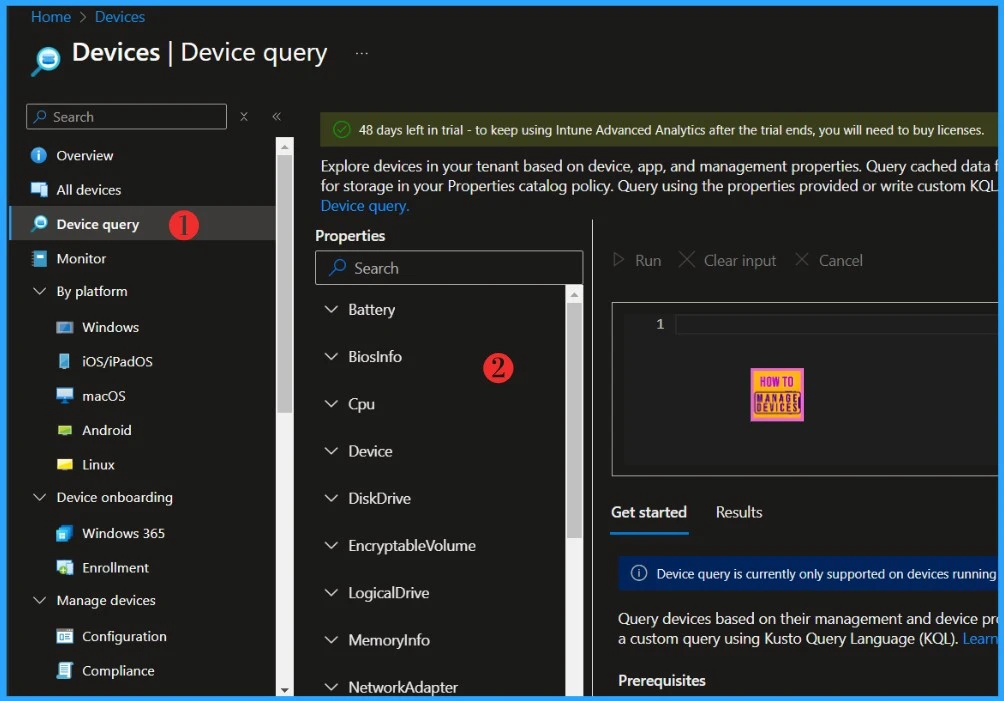 Explore Microsoft Intune Device Query for Multiple Devices using KQL. Fig.03