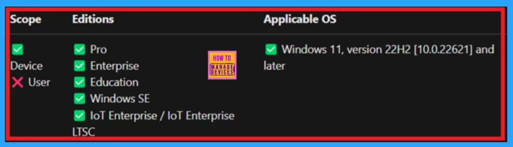 Enable Disable Graph Recent Items in File Explorer Policy using Intune - Fig.1 Creds to MS