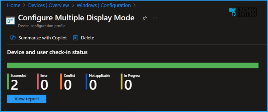 Easy Guide to Configure Multiple Display Mode for Windows 11 24H2 using Intune. Fig. 11