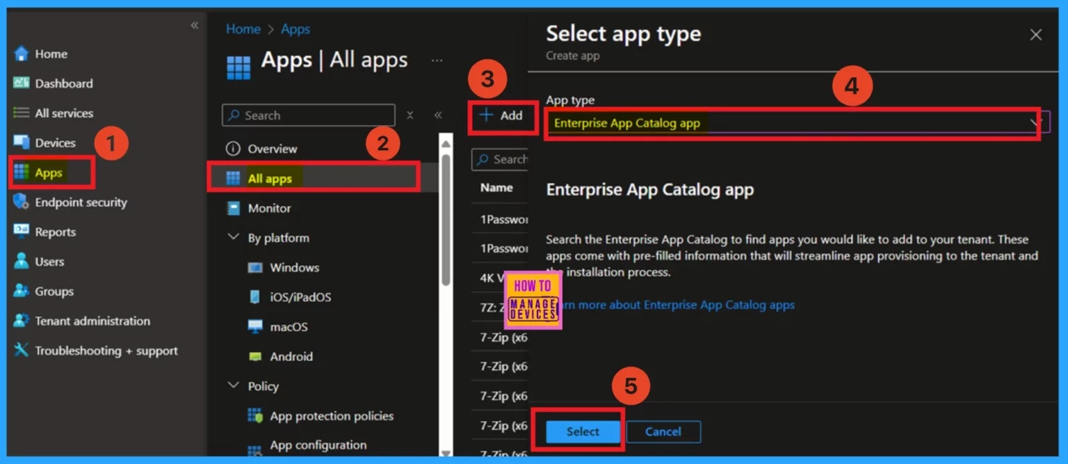Intune Method for Installing AIMP App using Enterprise App Catalog App 2 Intune Method for Installing AIMP App using Enterprise App Catalog App - Fig.1