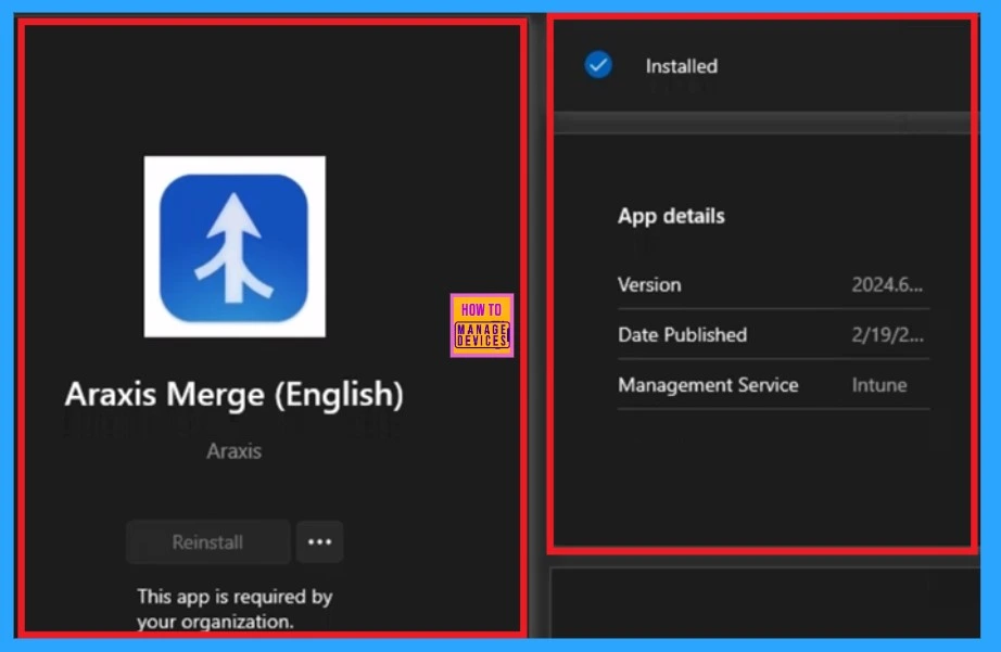 Easy way to Install Araxis Merge using Intune Application Model 13 Easy way to Install Araxis Merge using Intune Application Model - Fig.12