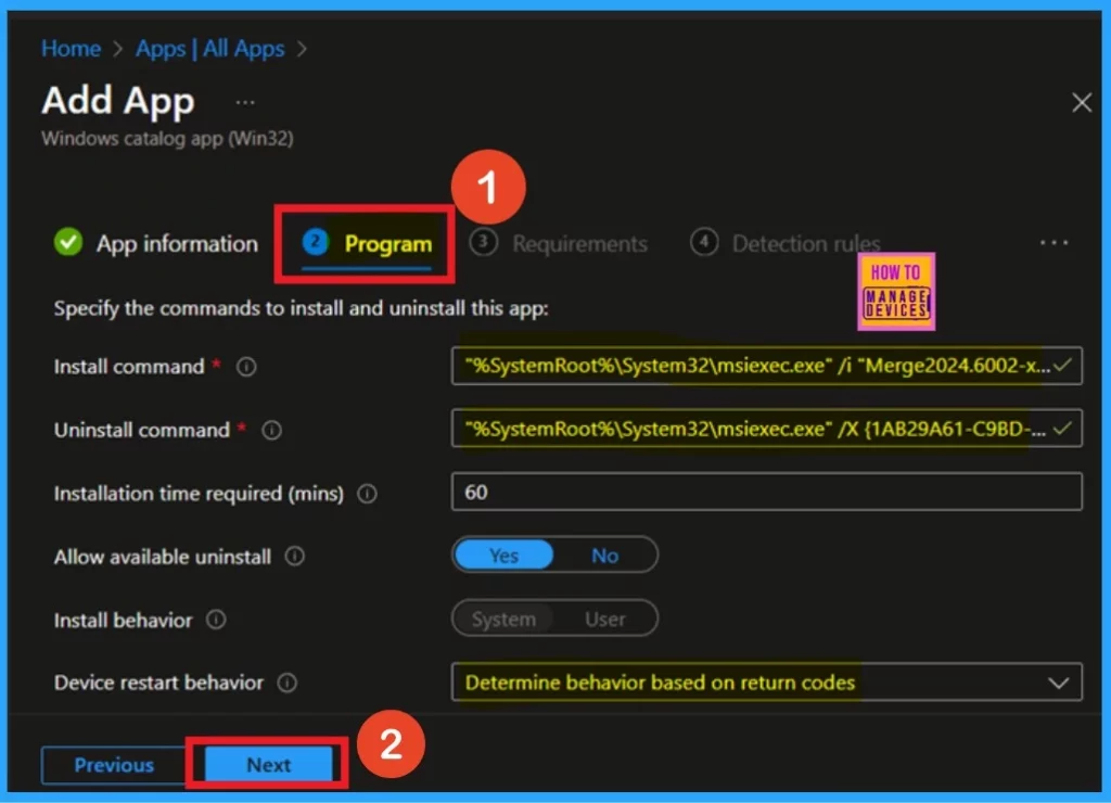 Easy way to Install Araxis Merge using Intune Application Model 6 Easy way to Install Araxis Merge using Intune Application Model - Fig.5