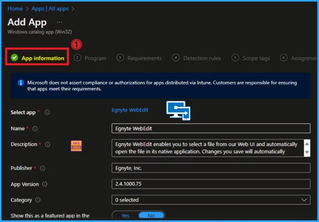 Deploy Egnyte WebEdit App using Intune App Model 5 Deploy Egnyte WebEdit App using Intune App Model - Fig.4