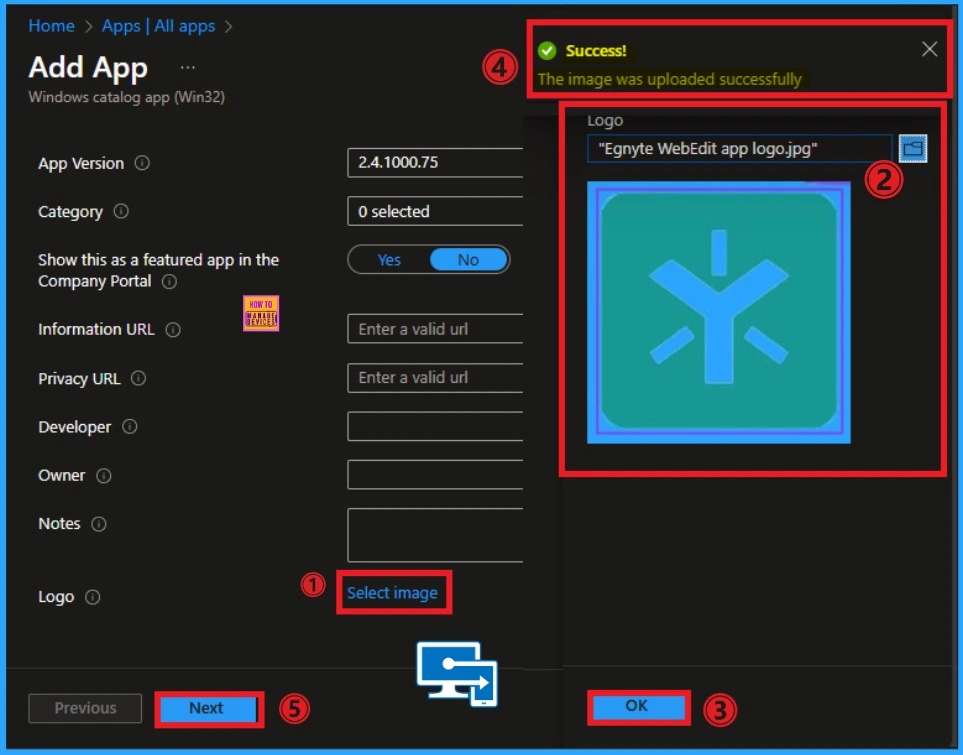 Deploy Egnyte WebEdit App using Intune App Model 6 Deploy Egnyte WebEdit App using Intune App Model - Fig.5