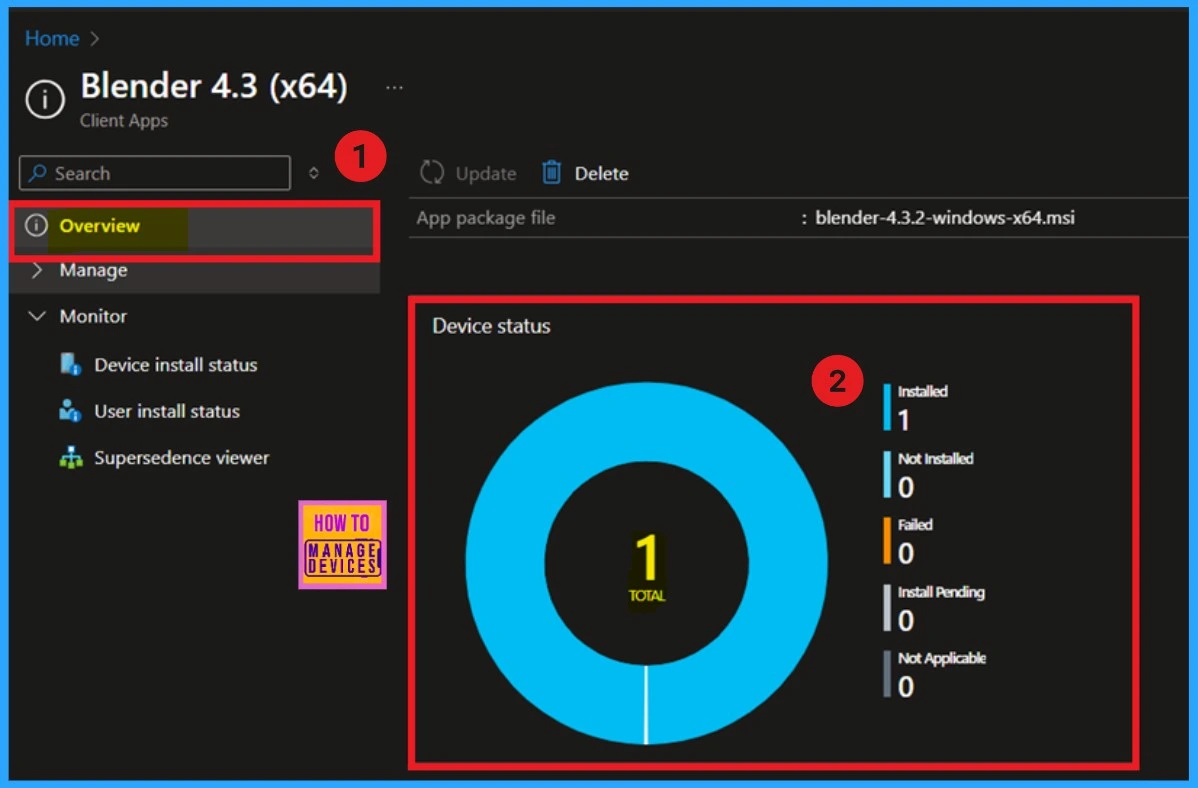 Deploy Blender Application using Intune App Model 12 Deploy Blender Application using Intune App Model - Fig.11