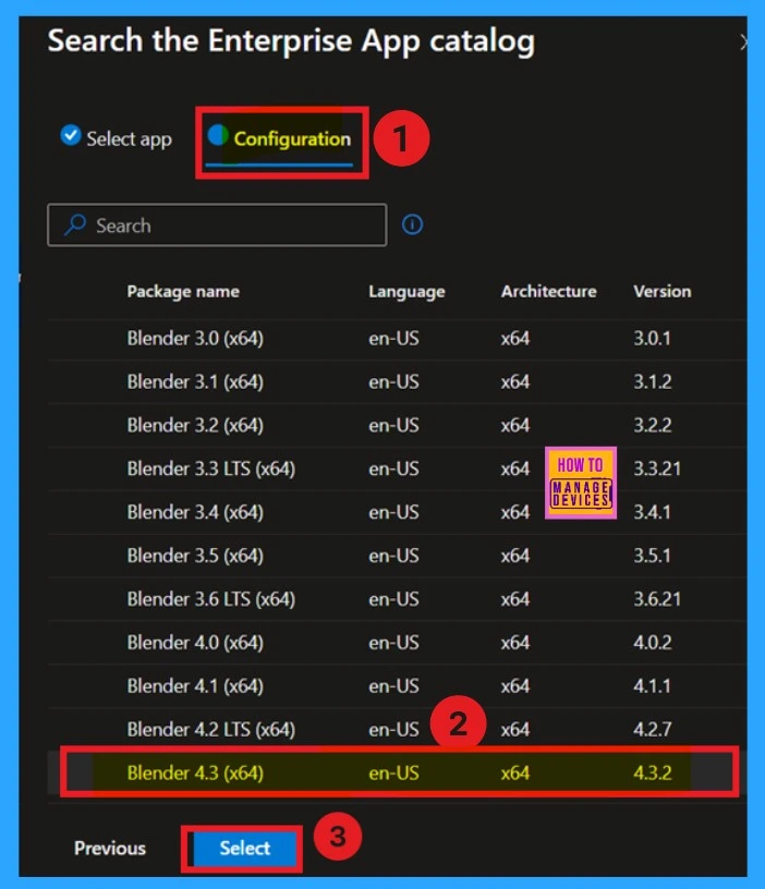 Deploy Blender Application using Intune App Model 4 Deploy Blender Application using Intune App Model -Fig.3