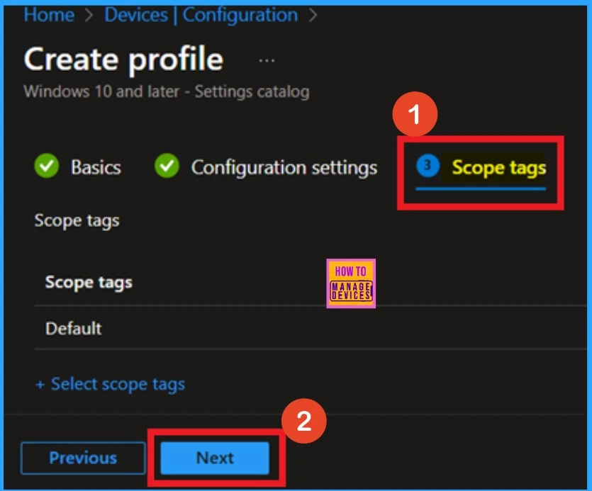Enable Disable Search to Use Location Policy using Intune 7 Enable Disable Search to Use Location Policy Deployment through Intune Setting Catalog - Fig.6