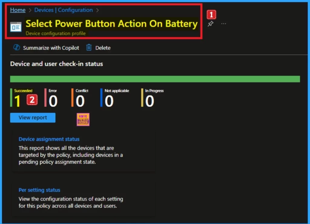 Enable Disable Power Button Action on Battery using Intune Settings Catalog Policy 10 Enable Disable Power Button Action on Battery using Intune Settings Catalog Policy - Fig.9