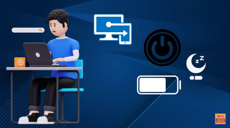 Enable Disable Power Button Action on Battery using Intune Settings Catalog Policy