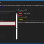 Enable Microsoft Translation in Edge Browser via Microsoft 365 Admin Center Policy for Windows and macOS