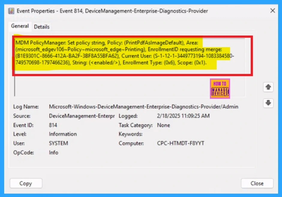 Enable Disable Print PDF as Image Default using Intune Security Policy 11 Enable or Disable Print PDF as Image as Default Policy using Intune Policy - Fig.10
