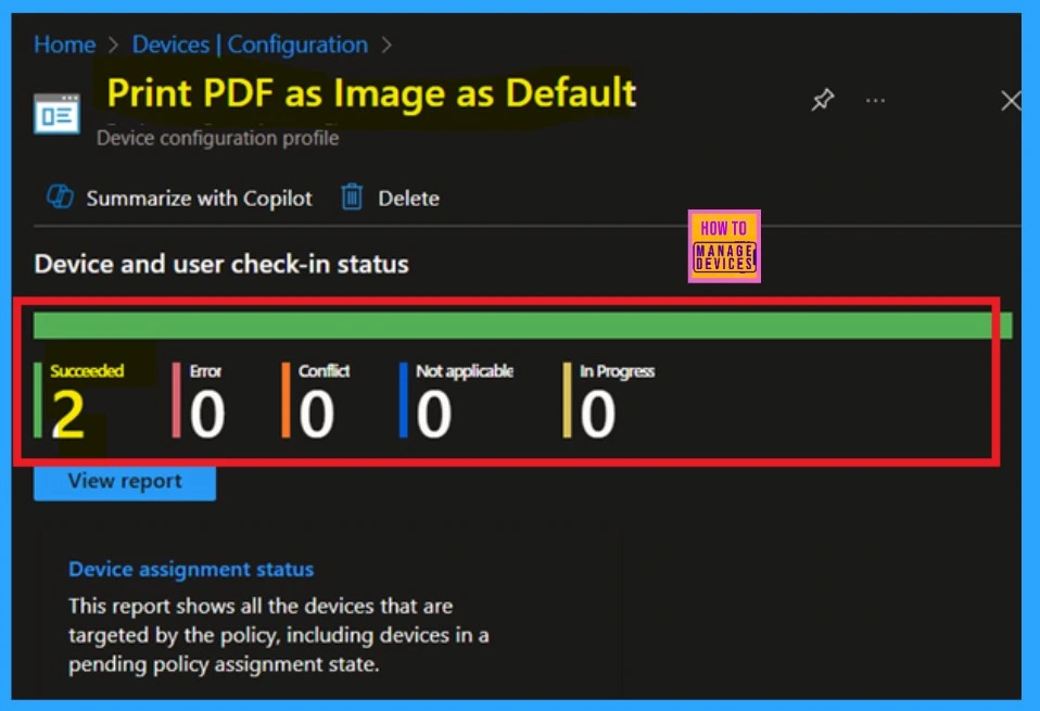 Enable Disable Print PDF as Image Default using Intune Security Policy 10 Enable Disable Print PDF as Image Default using Intune Security Policy - Fig.9