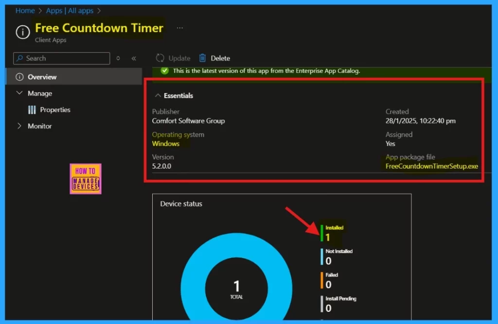 Best Method to Deploying Free Countdown Timer App using Intune Enterprise App Catalog 11 Best Method to Deploying Free Countdown Timer App using Intune Enterprise App Catalog- Fig.10