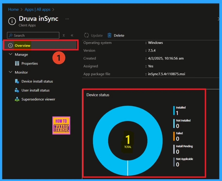 How to Install Druva InSync App using Intune Enterprise App Catalog - Fig.11