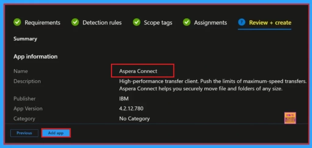 How to Install IBM Aspera Connect using Intune Enterprise App Catalog App 13 How to Install IBM Aspera Connect using Intune Enterprise App Catalog App - Fig.11