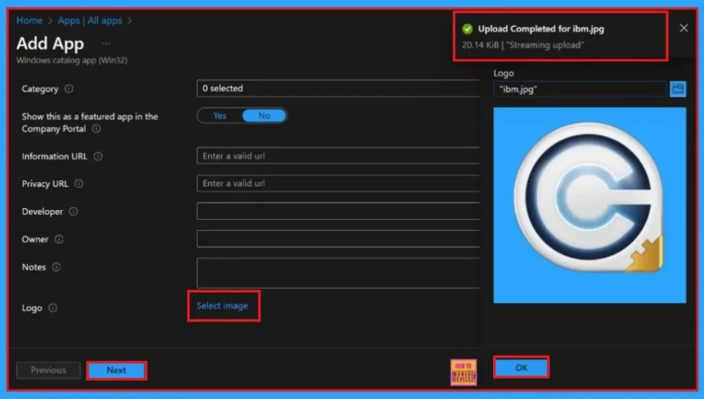 How to Install IBM Aspera Connect using Intune Enterprise App Catalog App 6 How to Install IBM Aspera Connect using Intune Enterprise App Catalog App - Fig.4