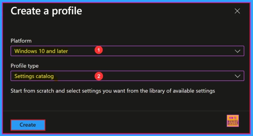 Enable or Disable TLS13 for EAP Client Authentication using Intune Settings Catalog Policy - Fig.3