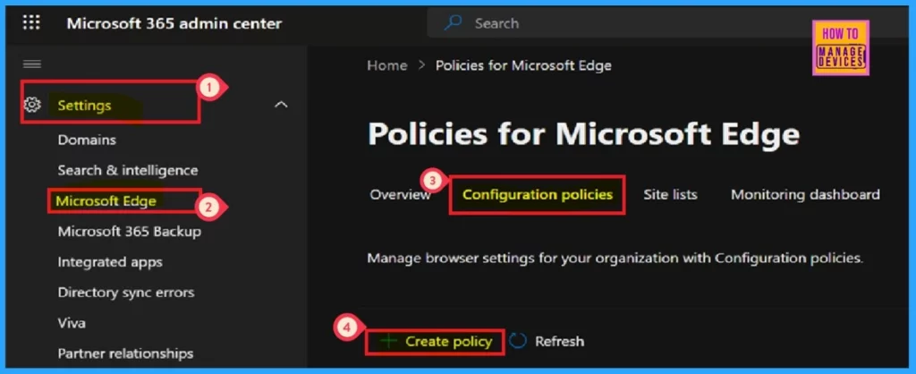 Enable Microsoft Translation in Edge Browser via Microsoft 365 Admin Center Policy for Windows and macOS - Fig.1