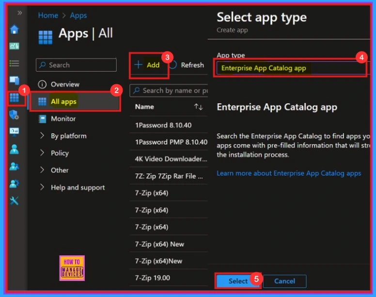 Deploy Cloudflare WARP using Intune Enterprise App Catalog App - Fig.1