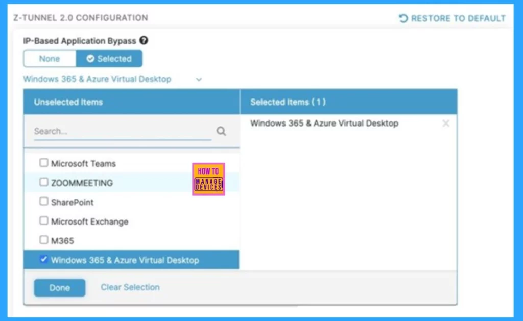 Latest RDP Connectivity Requirements for Windows 365 and AVD - Fig.2 Creds to MS