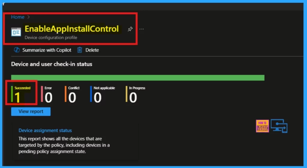 Enable or Disable App Install Control Policy using Intune Setting Catalog - Fig.13